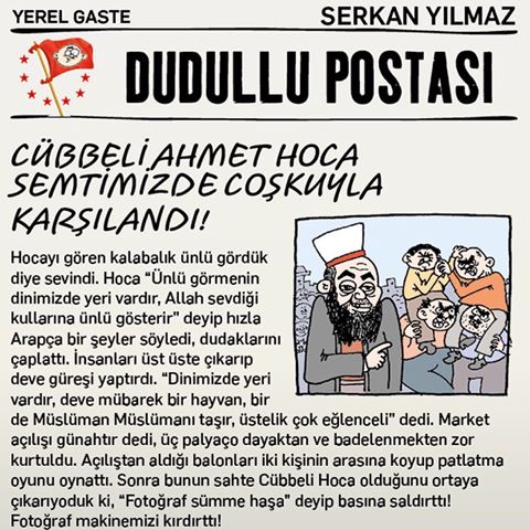 Penguen'deki Dudullu Postası'ndan bir kuple. 