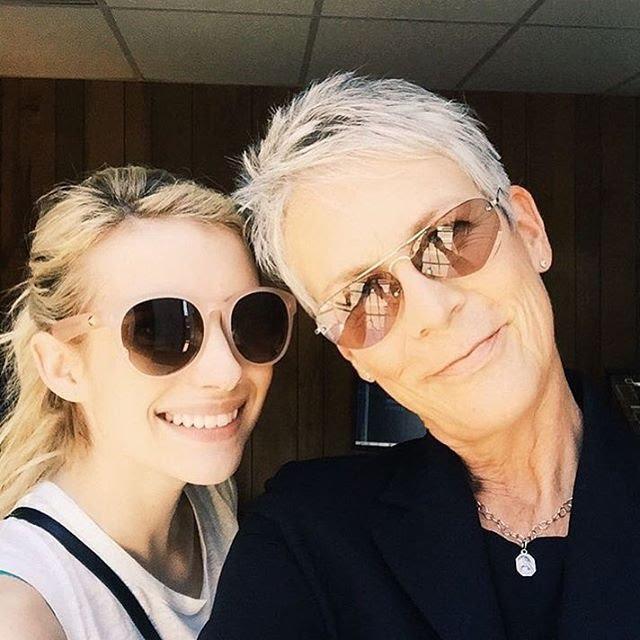 Emma Roberts ve Jamie Lee Curtis