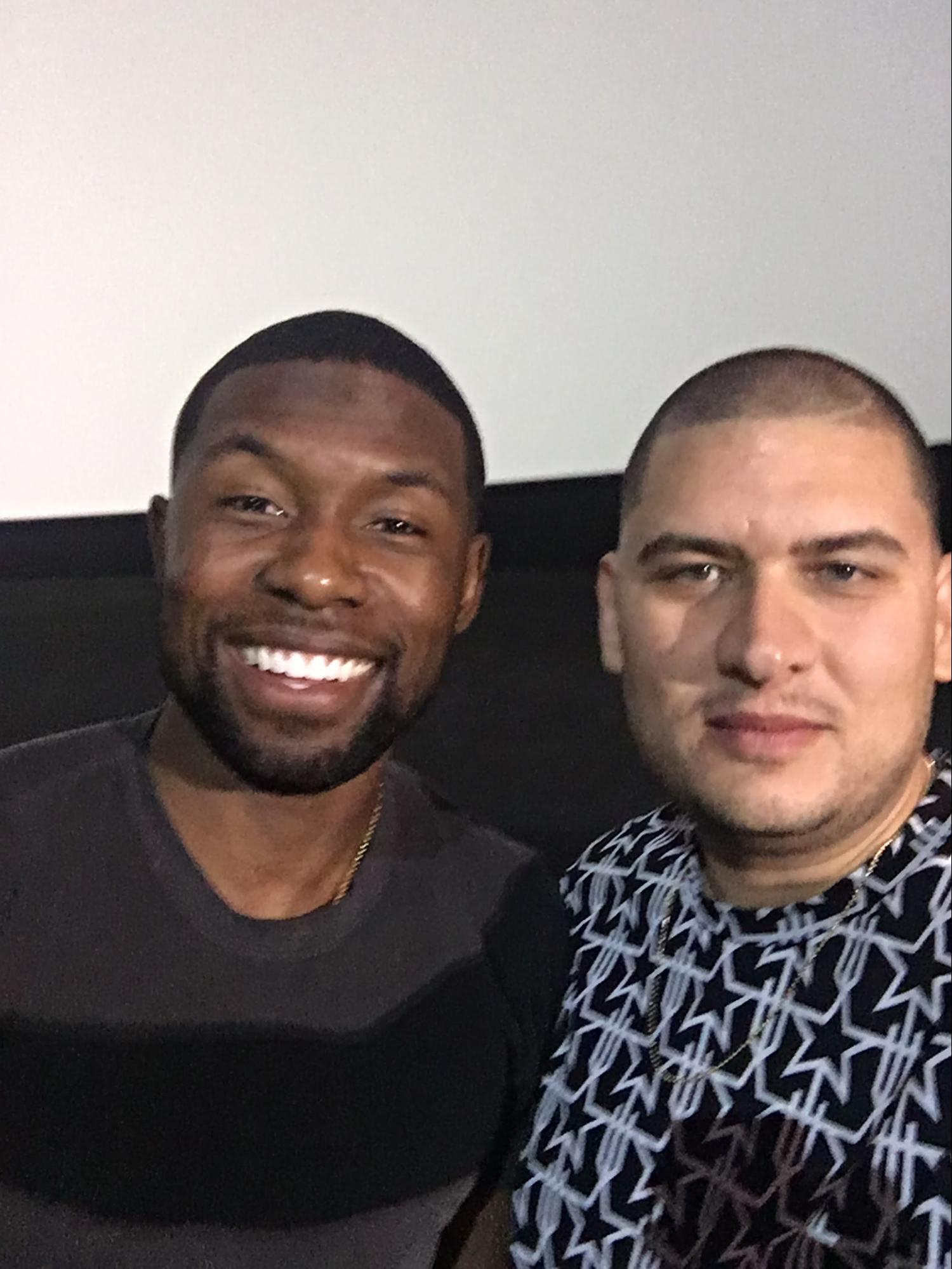 Trevante Rhodes ve Oray Eğin.